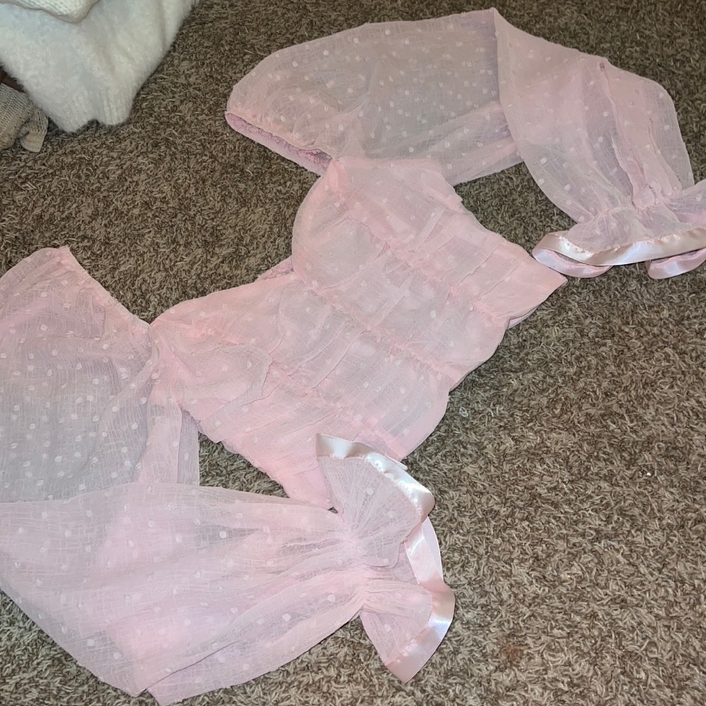 Pinky puffer long sleeve